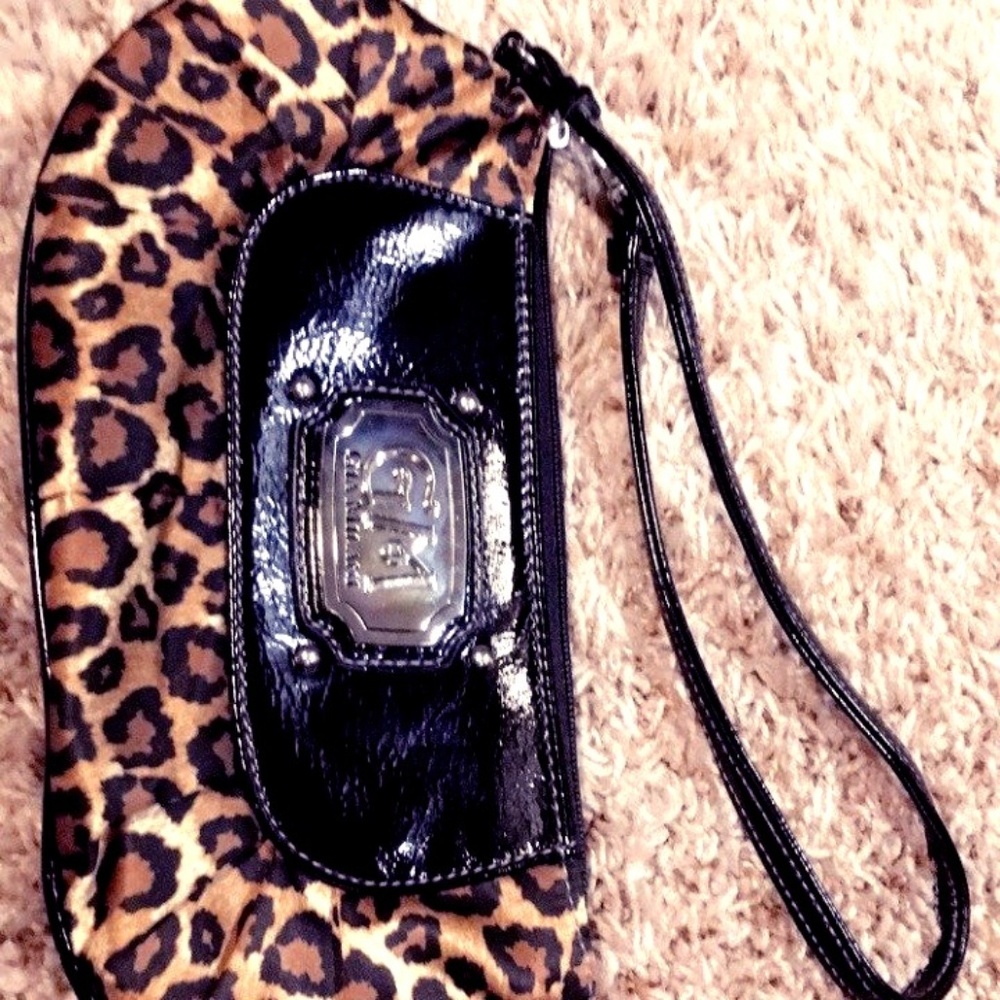 Cheetah Print Wristlet